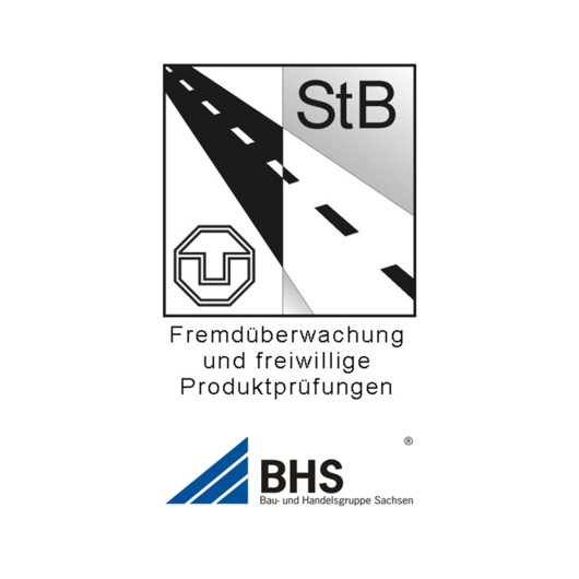 StB-Zeichen Fremdüberwachung und freiwillige Produktprüfungen – BHS Bau- und Handelsgruppe Sachsen